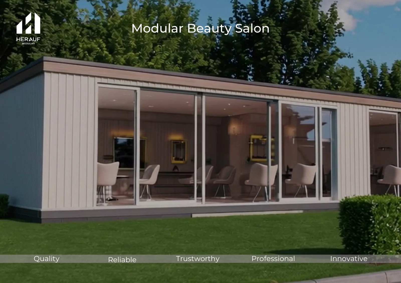 Beauty Salon, exterior 1, brochure page 5