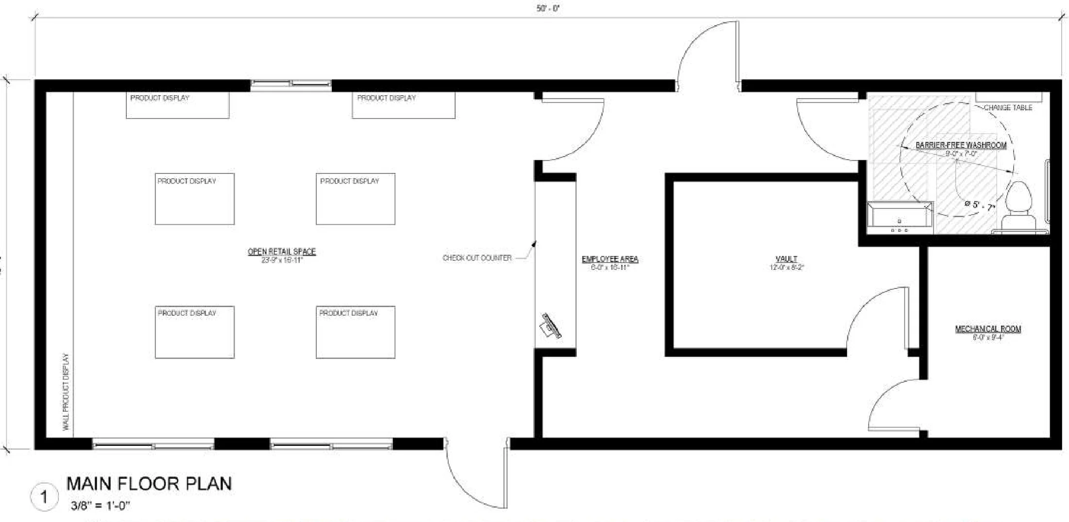 Cannabis Dispensary, floor plan 1, brochure page 20