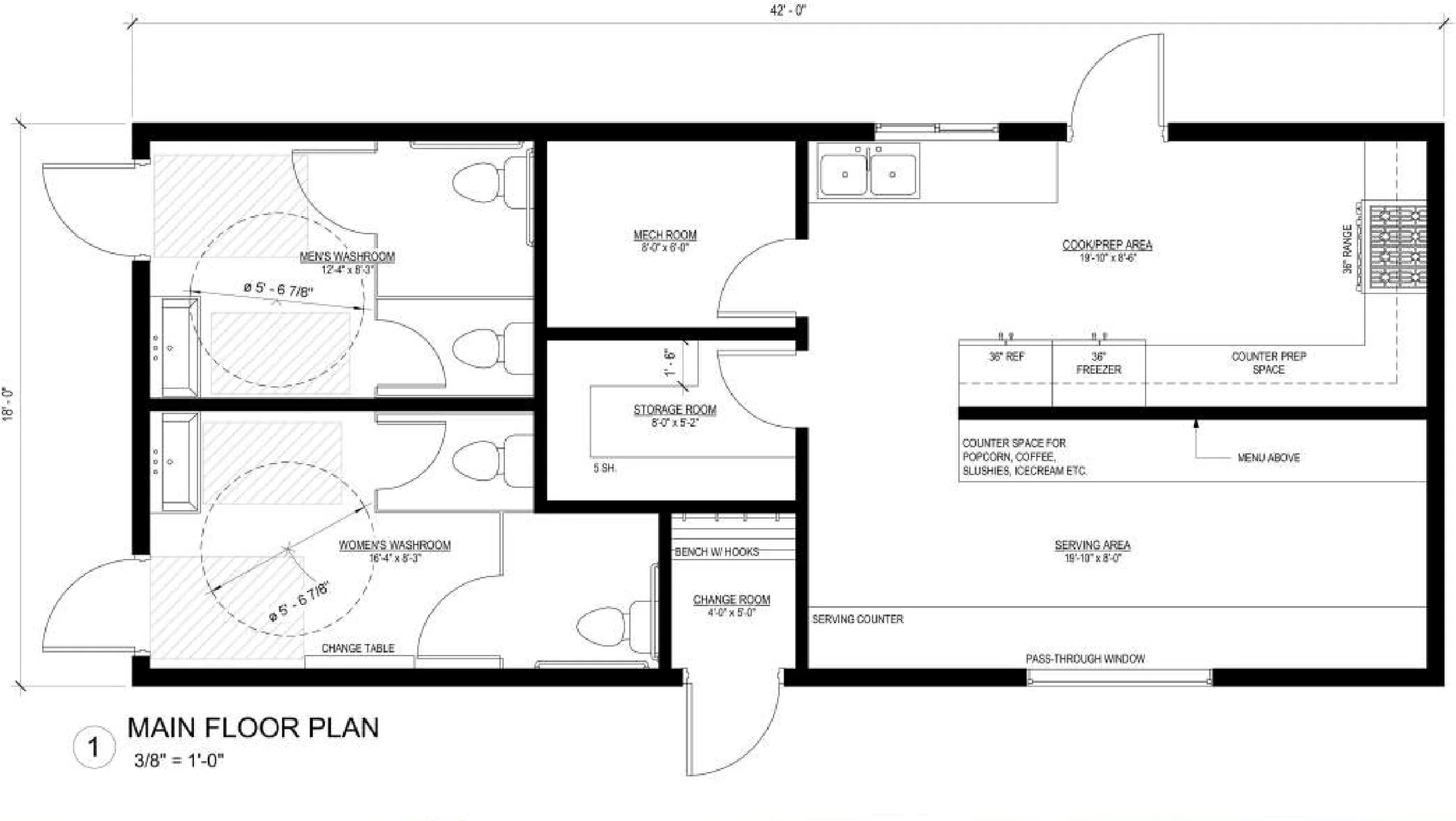 Concessions, floor plan 2, brochure page 11