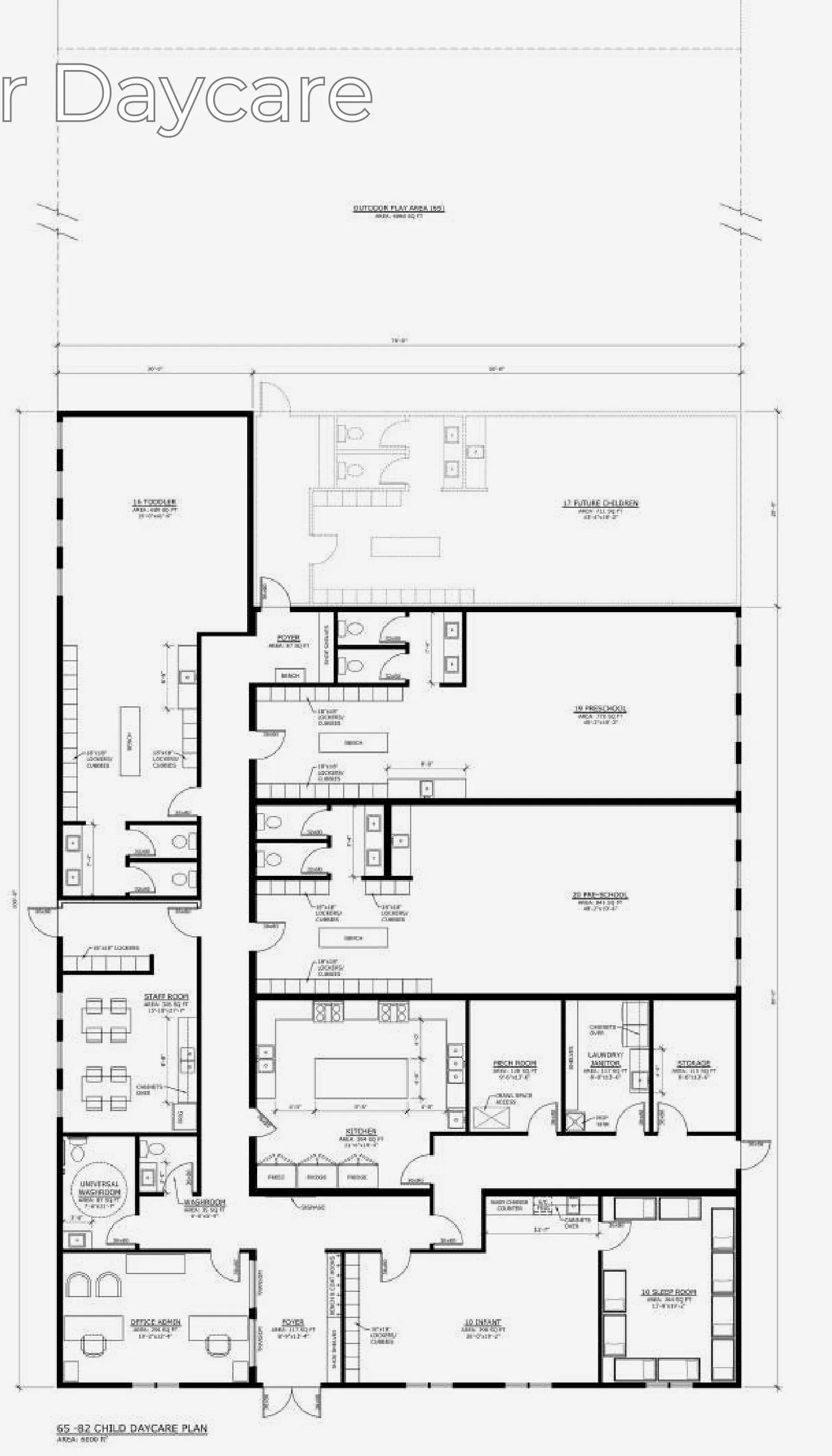 65 to 82 children, floor plan 1, brochure page 5