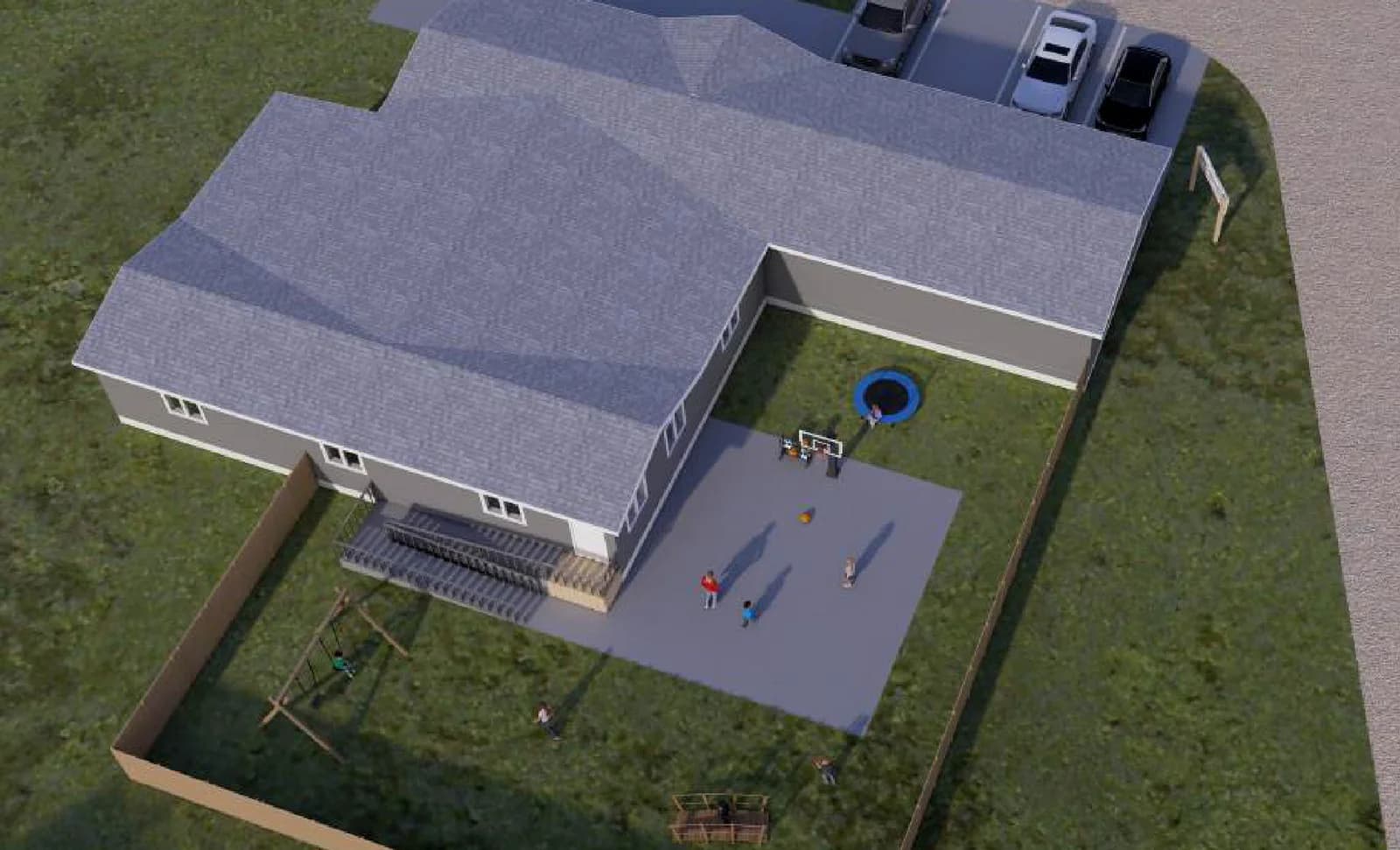 Daycare Additions, exterior 2, brochure page 8