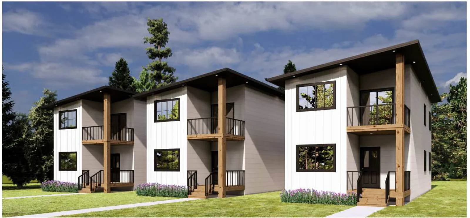 Duplex, exterior 3, brochure page 3