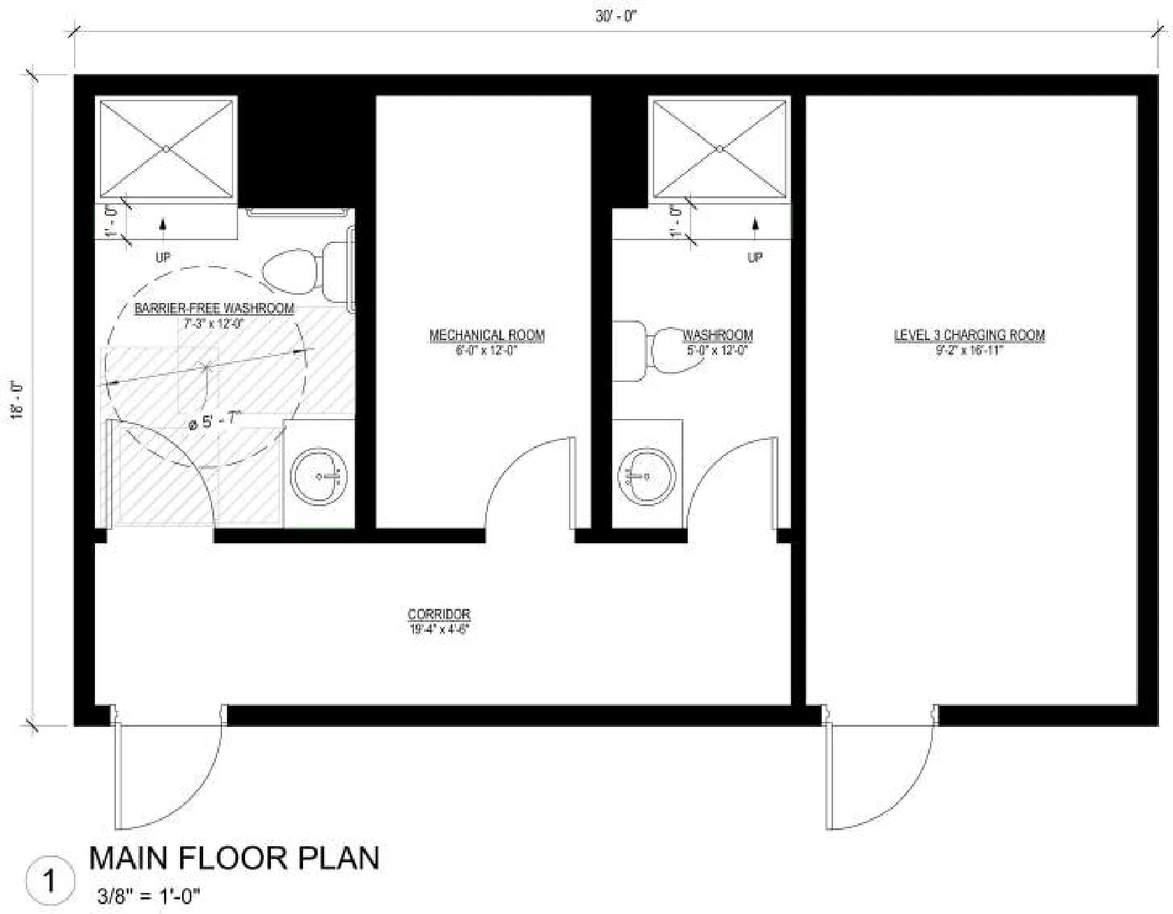 EV Charging Station, floor plan 1, brochure page 13