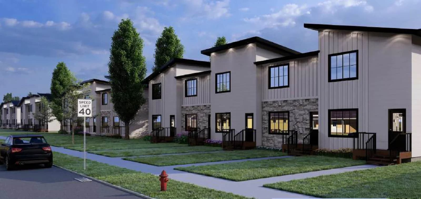 Five-Plex, exterior 1, brochure page 10