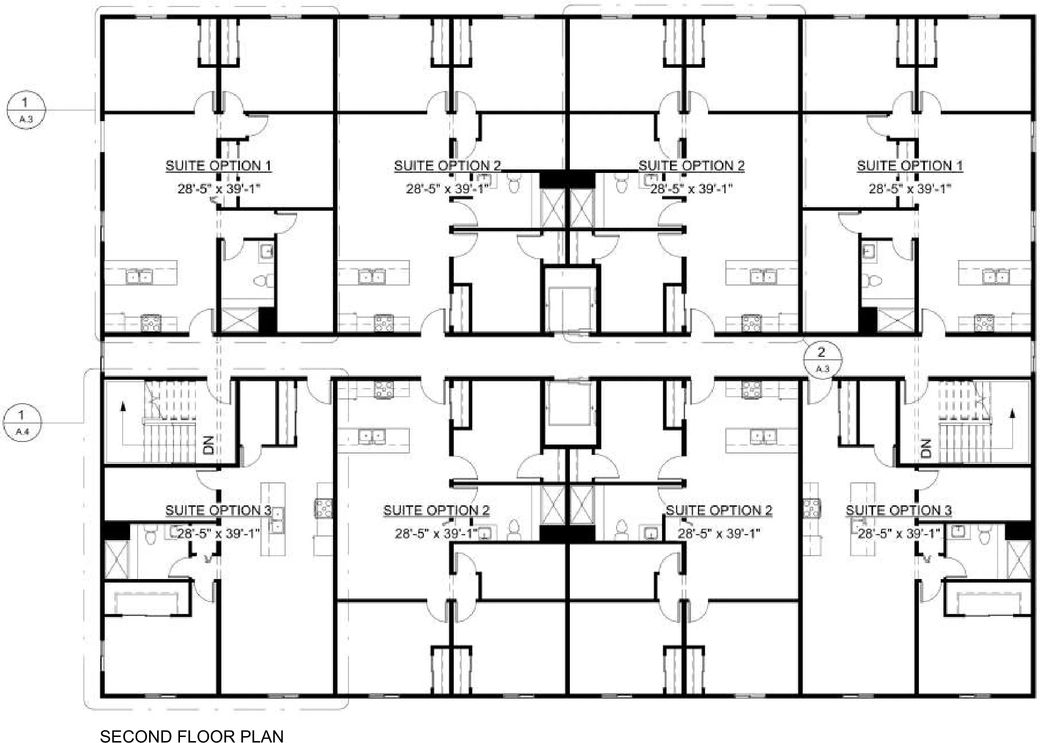 Modular Complex, floor plan 2, brochure page 18