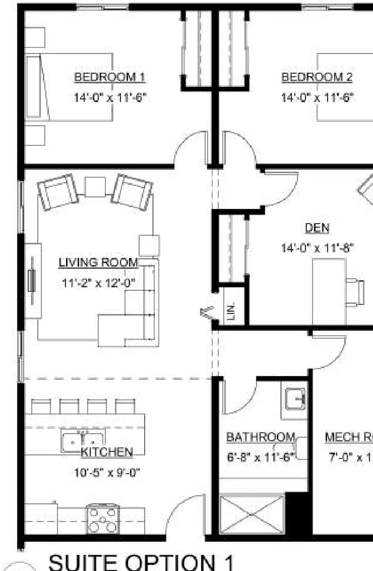 Modular Complex, floor plan 3, brochure page 19