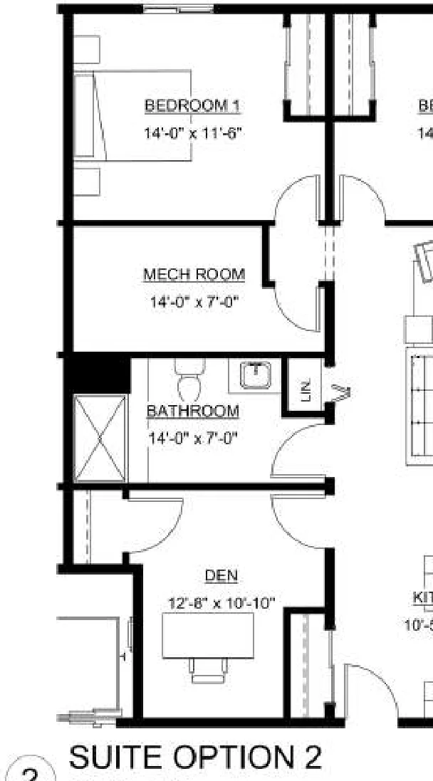 Modular Complex, floor plan 4, brochure page 19