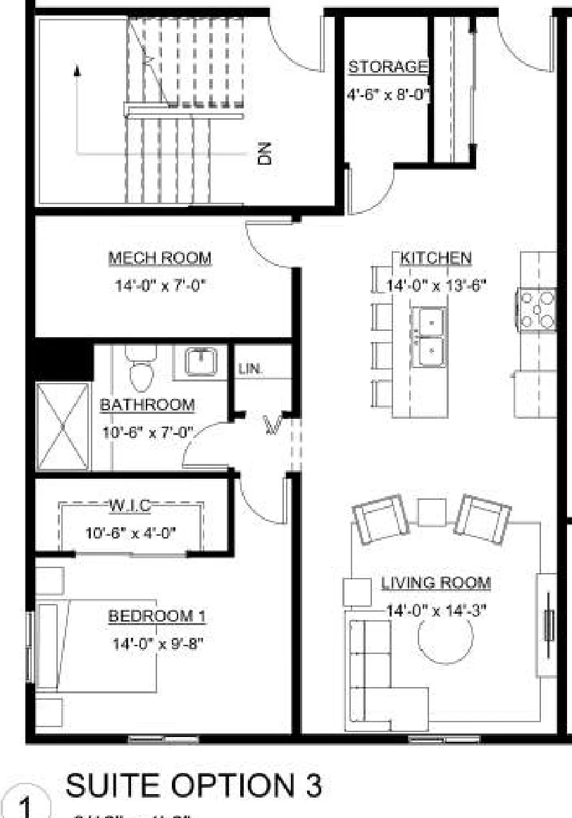 Modular Complex, floor plan 5, brochure page 19