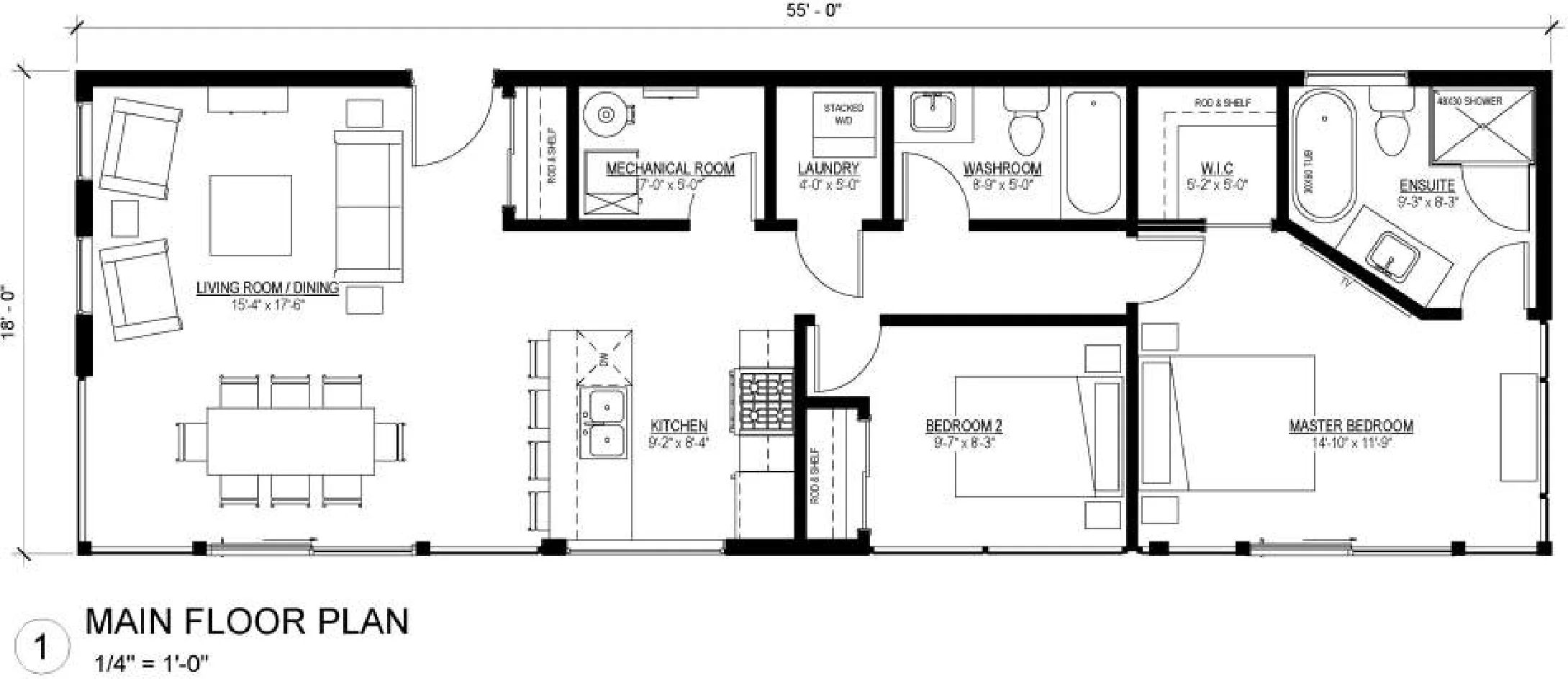 Mt. Robson, floor plan 1, brochure page 5