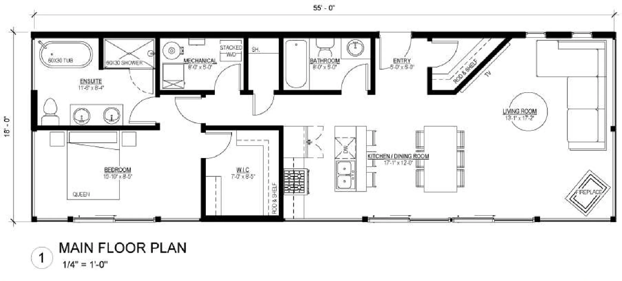 Mt. Whistler, floor plan 1, brochure page 4