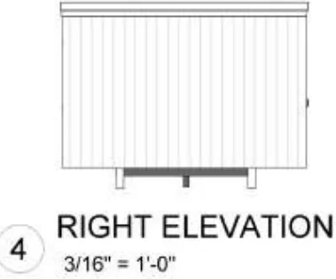 On-Site Quarters, elevation 3, brochure page 24