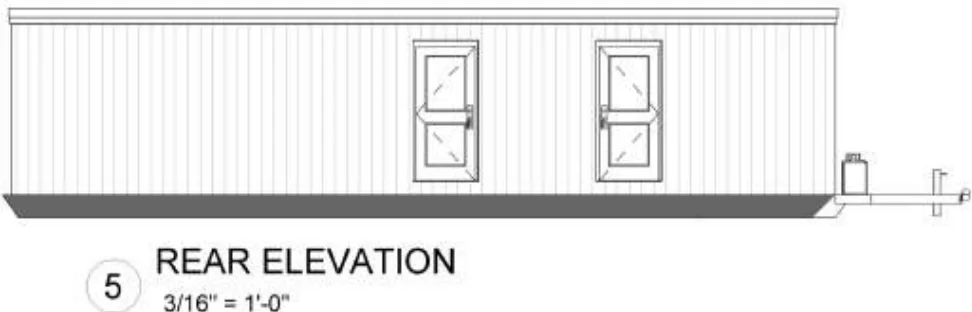 On-Site Quarters, elevation 4, brochure page 24