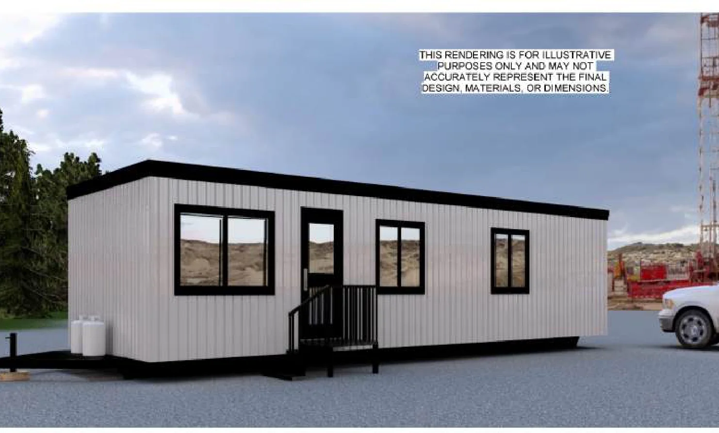 On-Site Quarters, exterior 1, brochure page 24