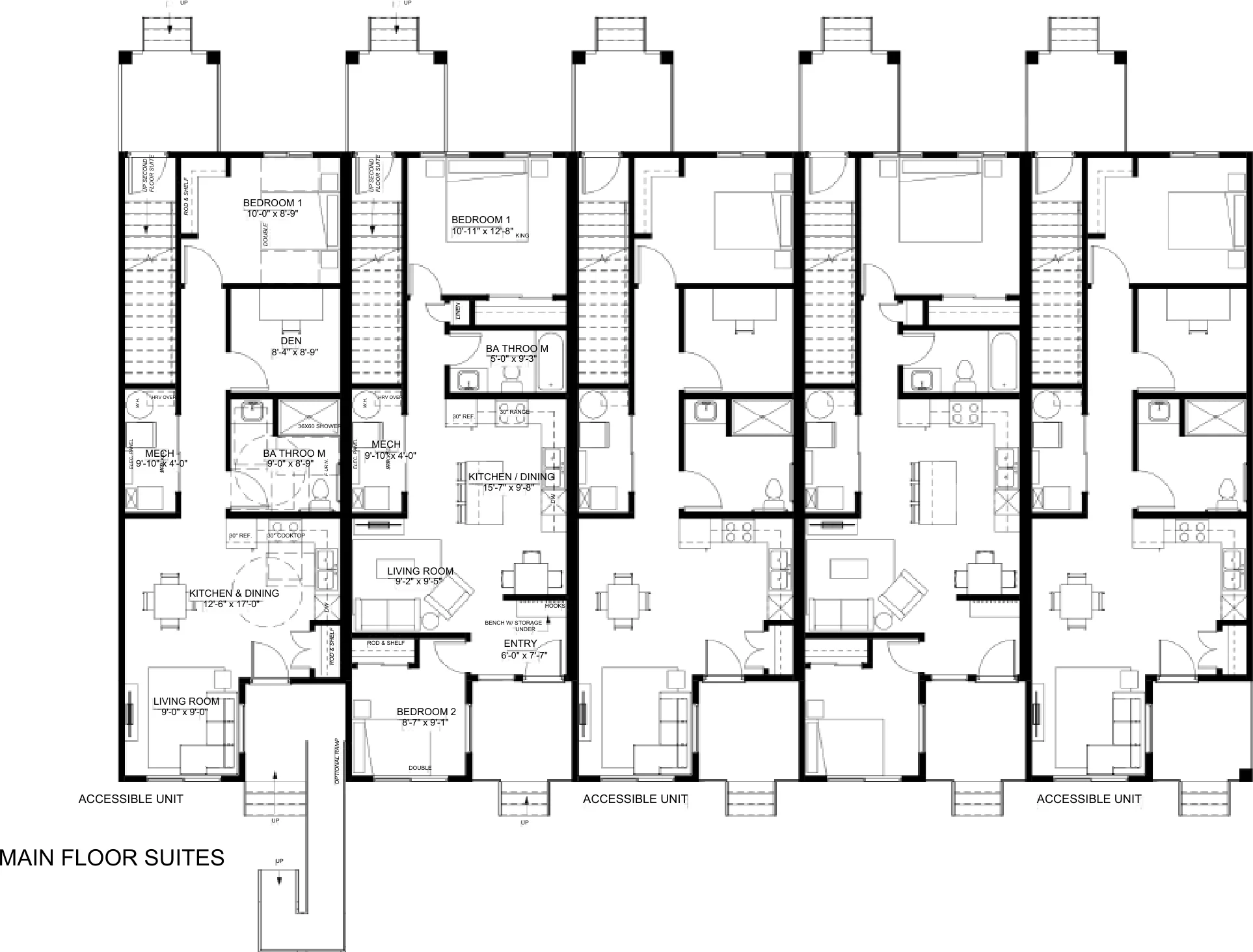 Ten-Plex, floor plan 1, brochure page 12