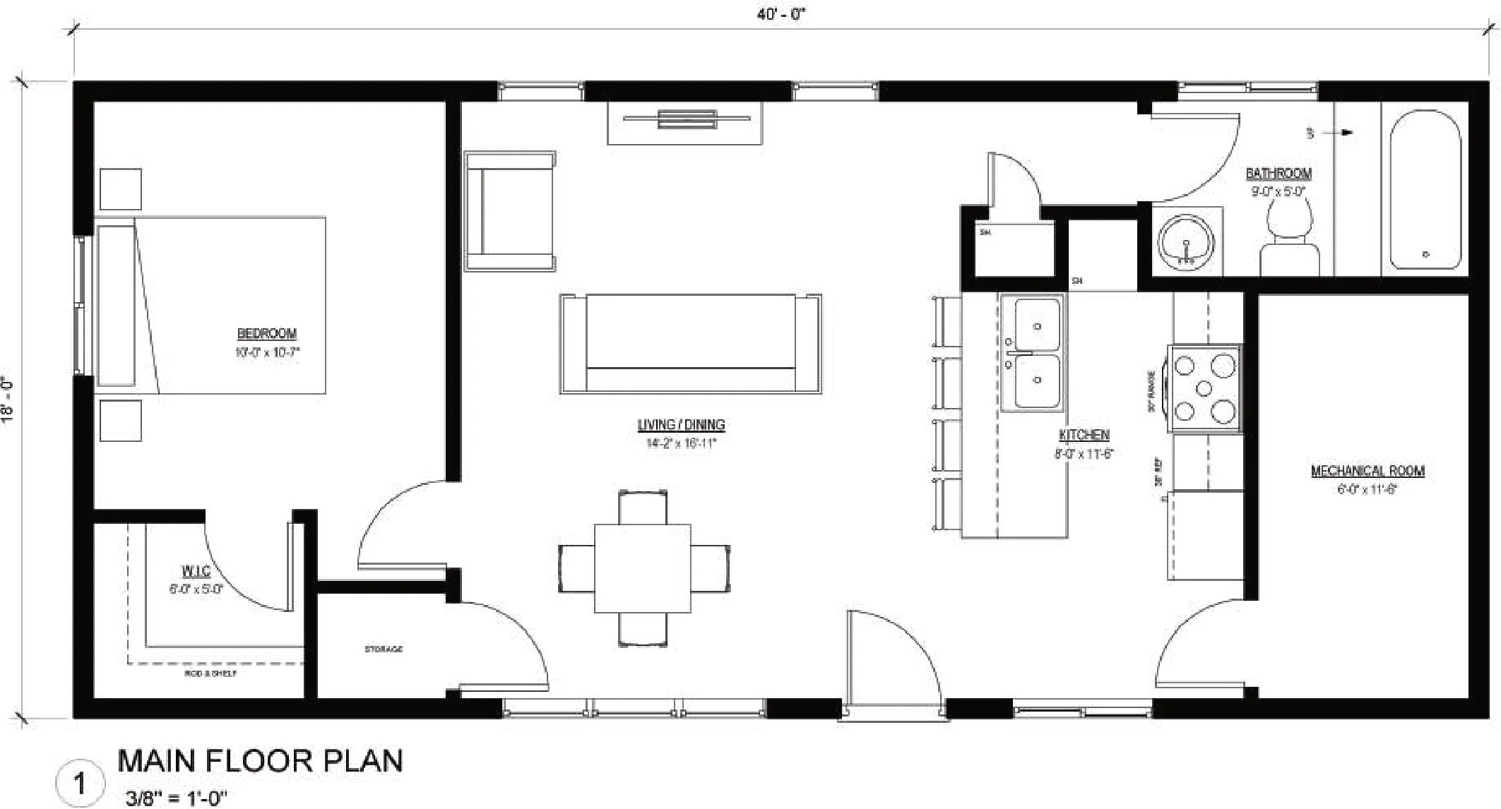 The Alpine, floor plan 1, brochure page 11