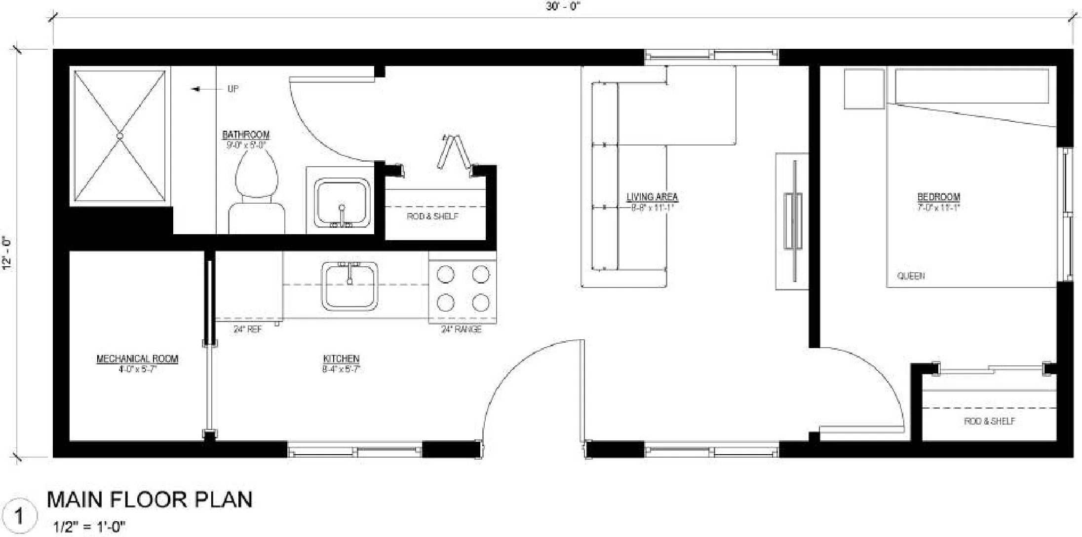 The Cedar, floor plan 1, brochure page 3