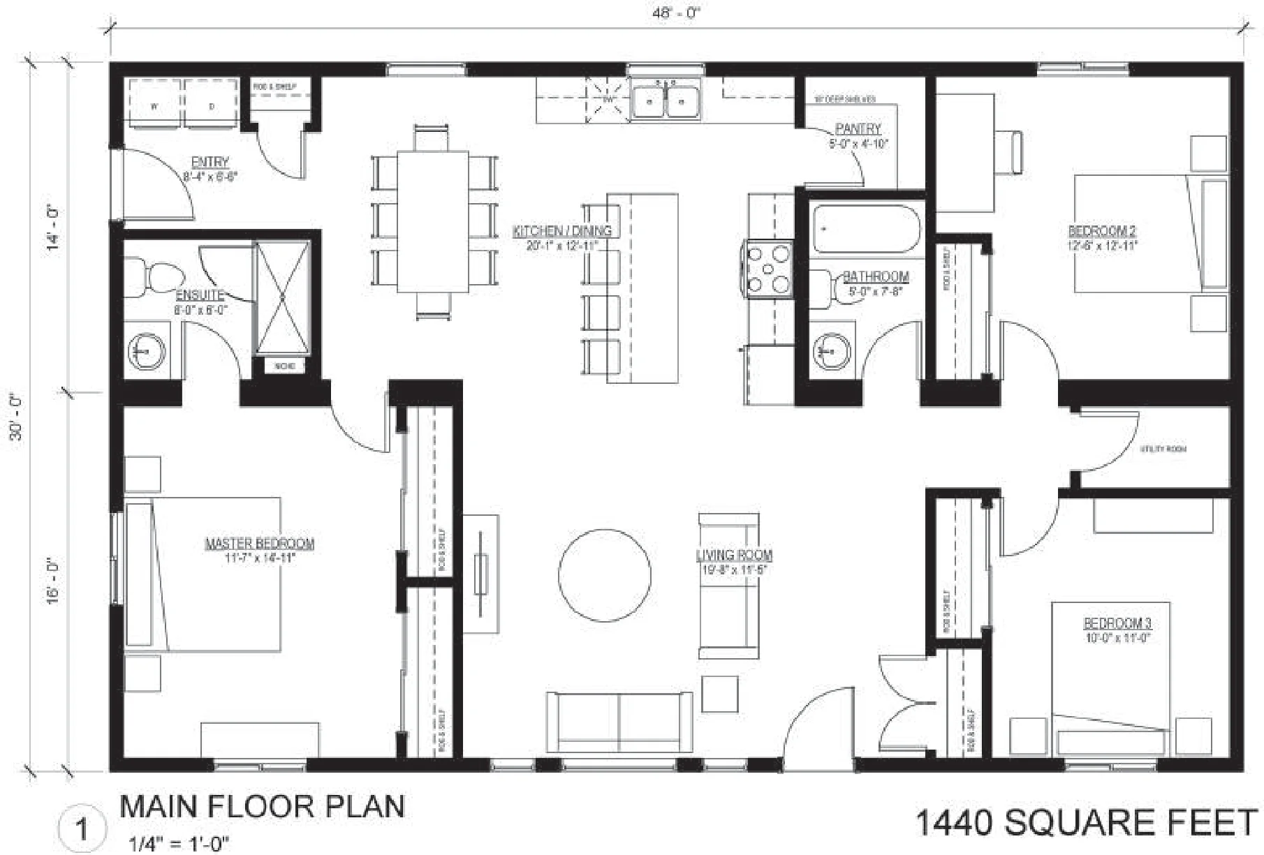 The Cove, floor plan 1, brochure page 19