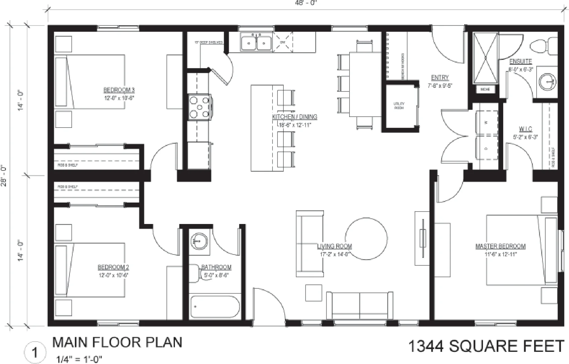 The Crest, floor plan 1, brochure page 20