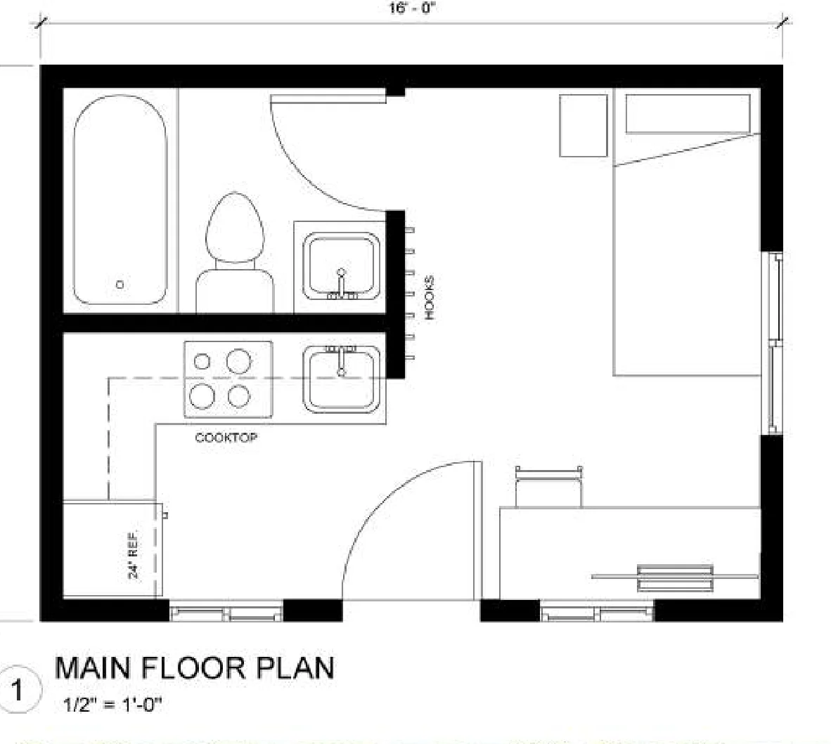 The Meadow, floor plan 1, brochure page 6