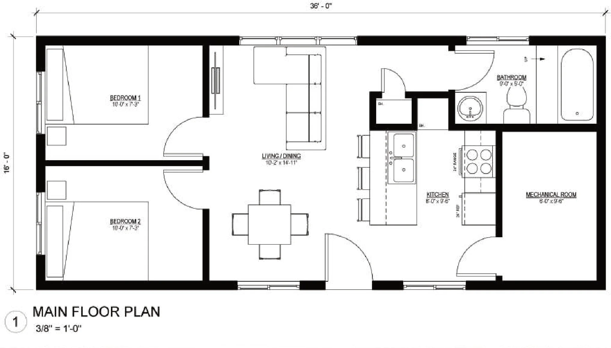 The Prairie, floor plan 1, brochure page 9