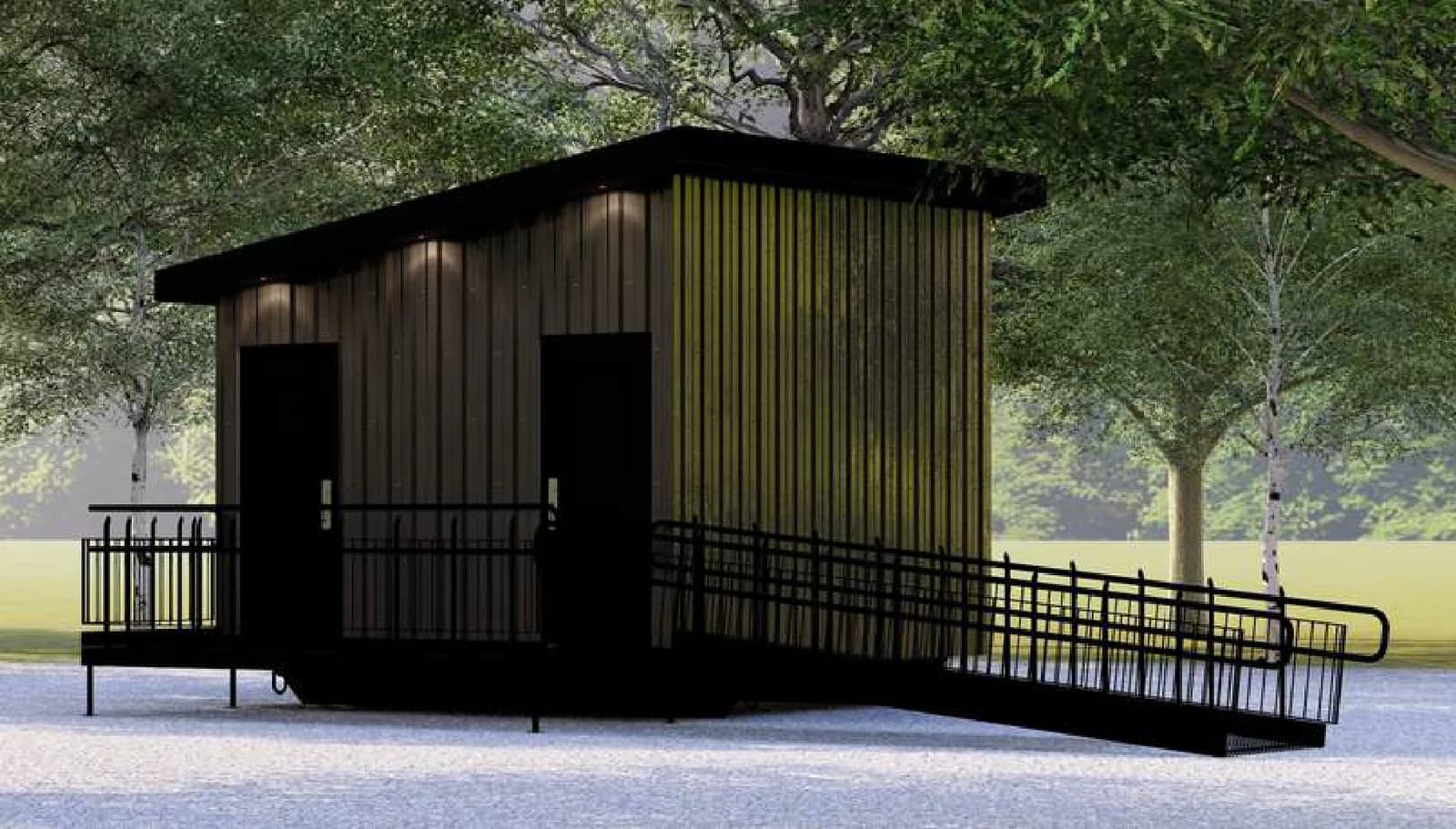 14' × 14', exterior 1, brochure page 4