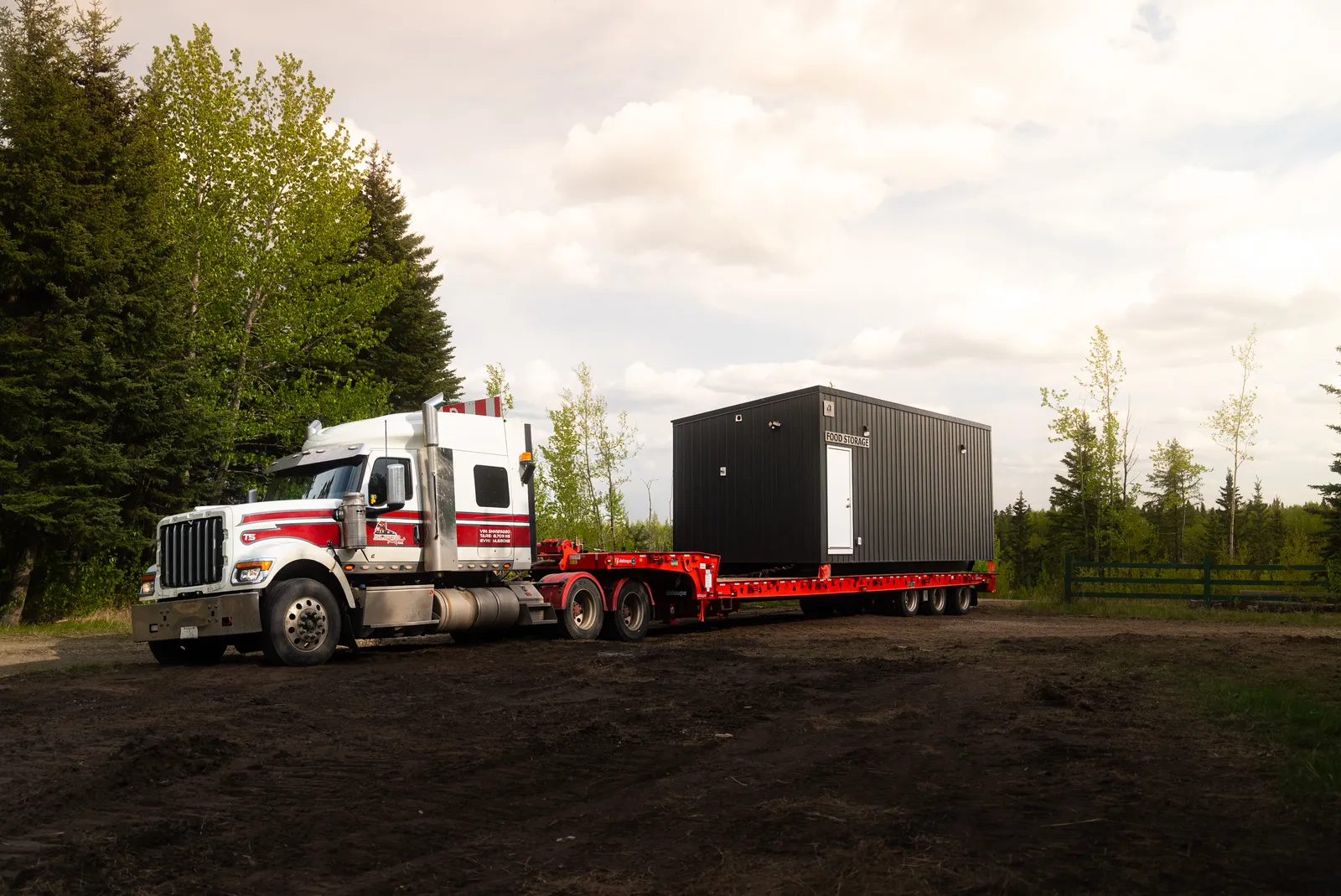 Oil & Gas Camp Food Storage, a Herauf Modular project in Whitecourt, Alberta