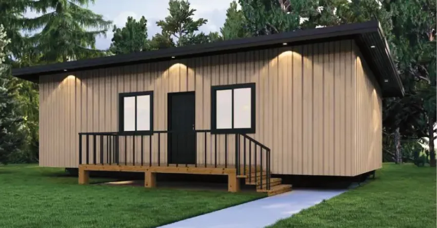 The Prairie exterior, architectural rendering