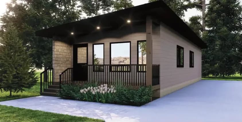 The Valley exterior, architectural rendering